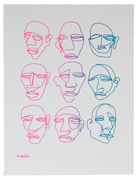 Adam Neate Faces (On Somerset Paper)