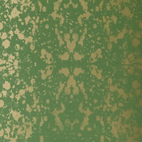 Laz Studio House Spots Wallpaper (Forest Green & Gold)