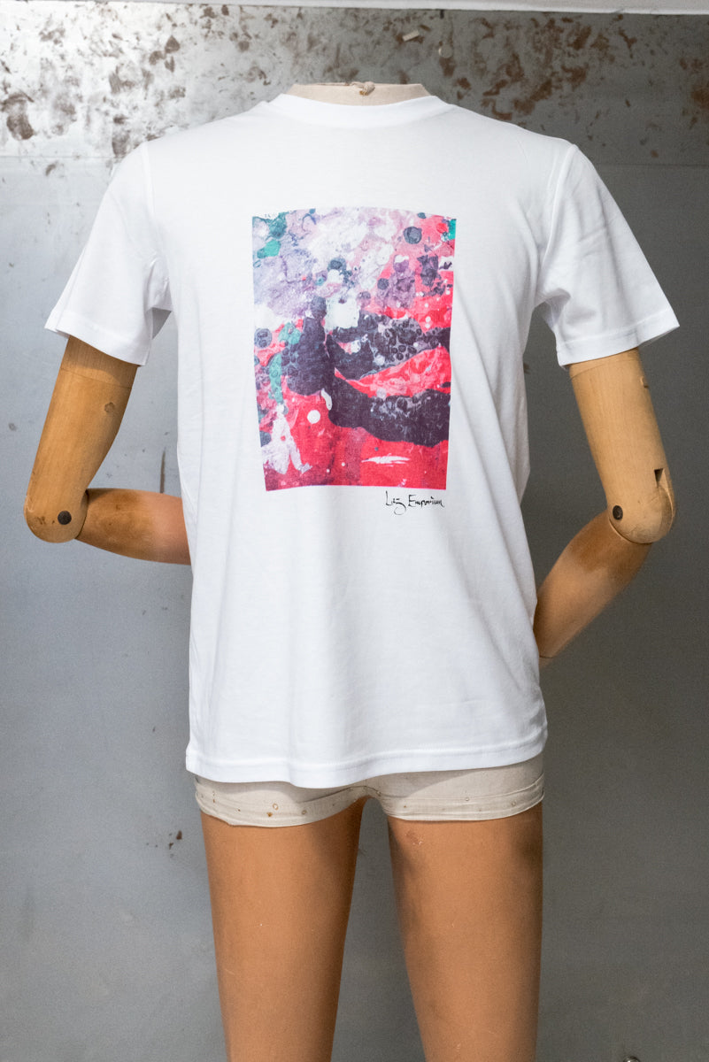 Laz Studio Paint Splats T-shirt (Lava)