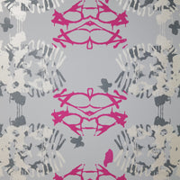 Laz Studio House Graff Wallpaper (Charcoal Grey) - 3 Colour