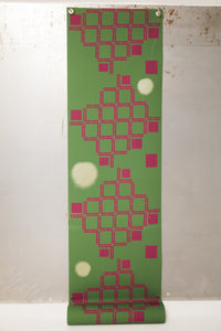 Laz Studio Squares Wallpaper (Forest Green)