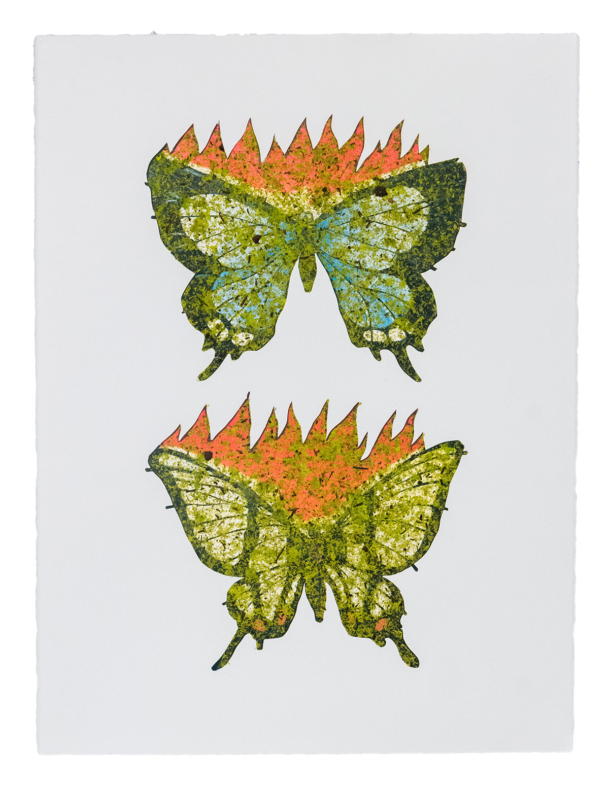 Butterflies on Fire (Unique Print 1)