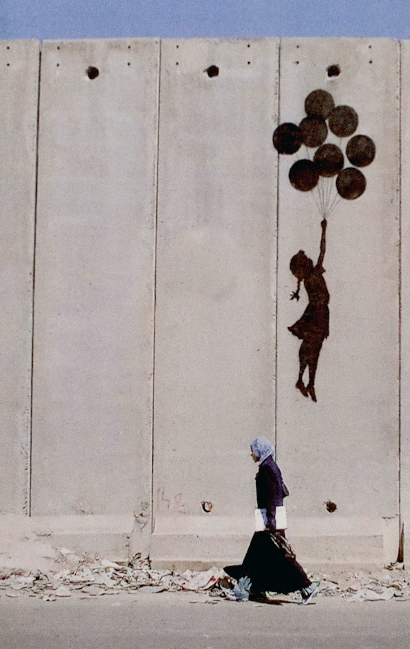 Palestinian Wall Christmas Card