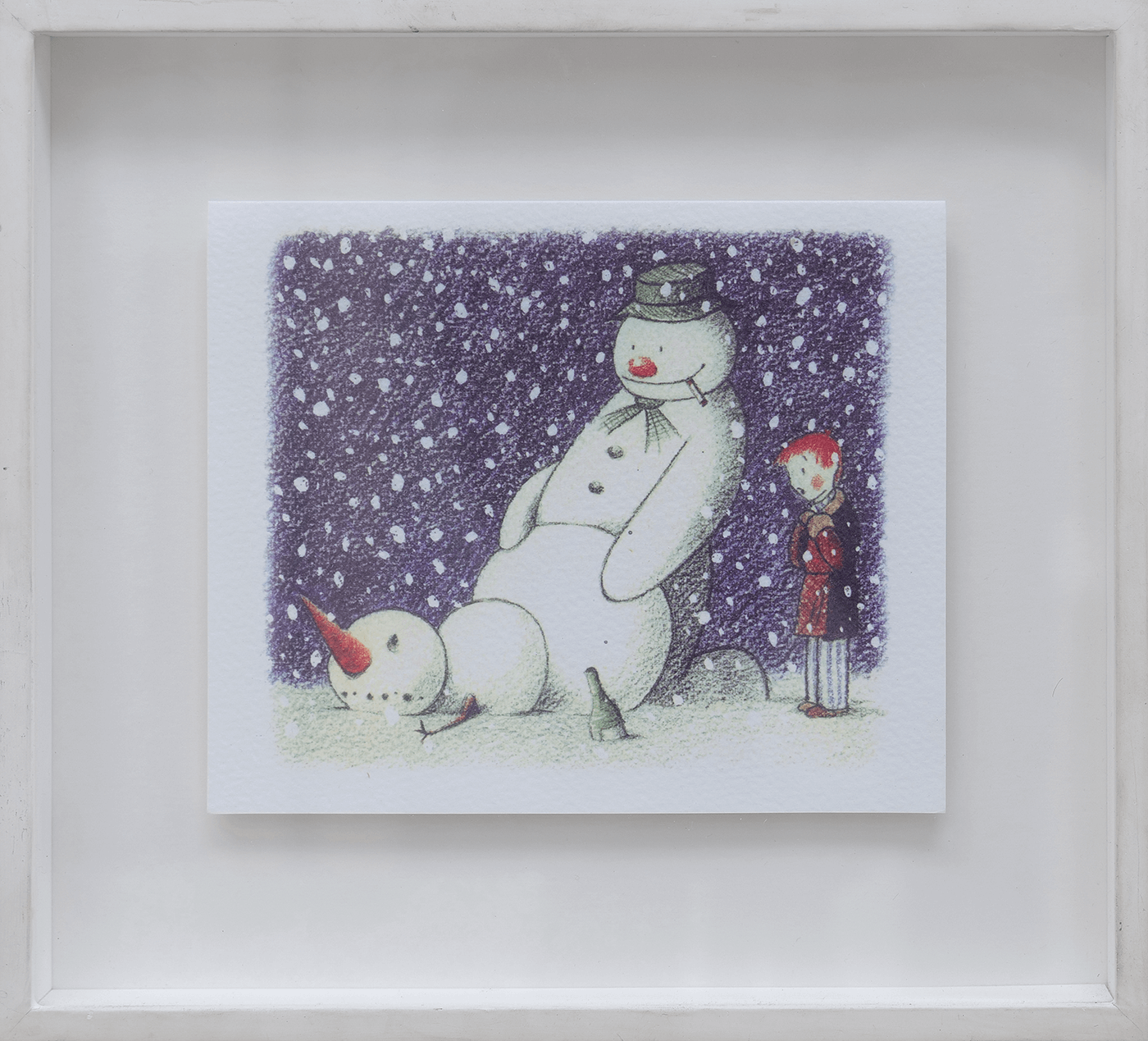 Rude Snowman Christmas Card
