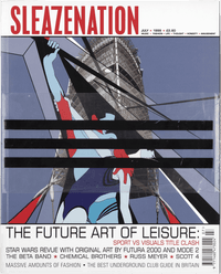 Sleaze Nation July 1999 with Banksy Stencil, Mode 2 and Futura 2000 Star Wars pieces and adidas art special